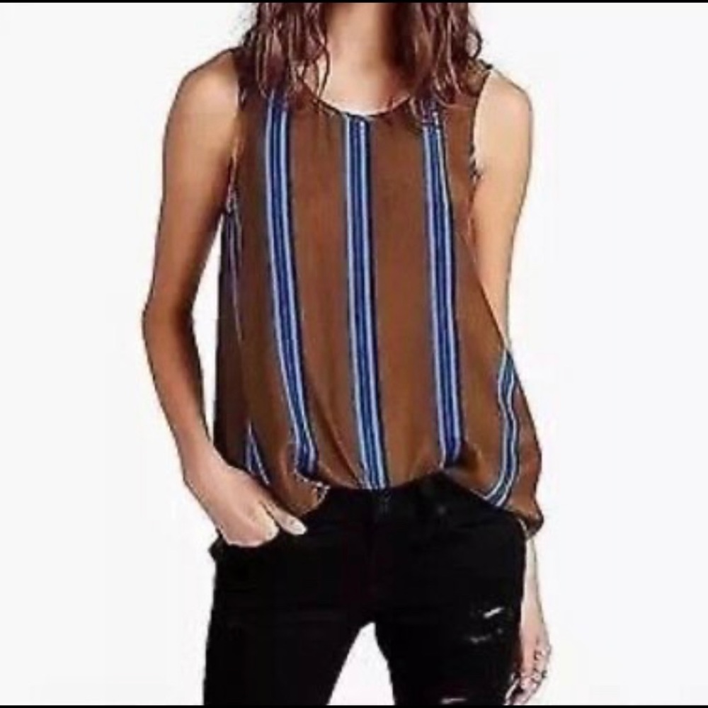 Lucky Brand Silk Tulip Top